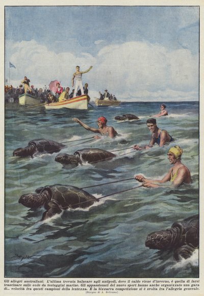 De vrolijke Australiërs door Achille Beltrame